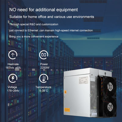 2250W 18.7TH/S 18TH/S KD5 Goldshell Asic Miner